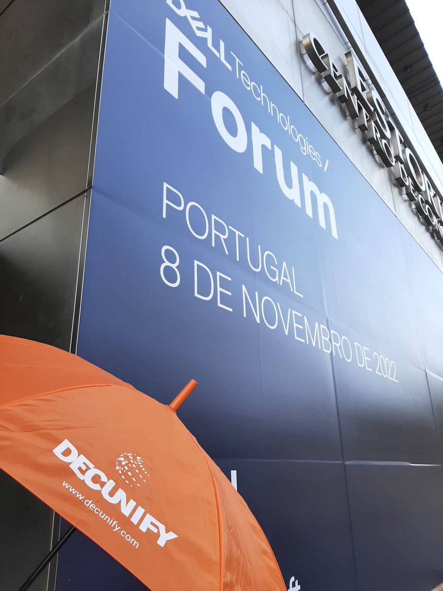 decunify's tweet image. Hoje estamos no Dell Technologies Forum 2022 no Centro de Congressos de Estoril.