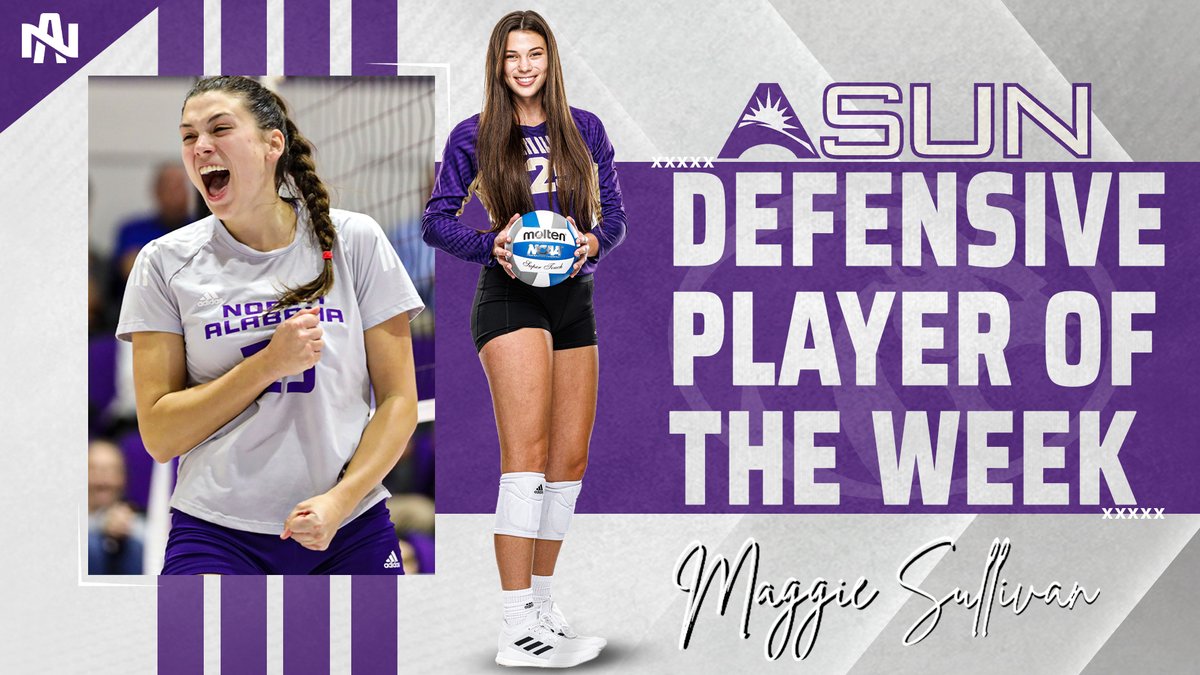 UNAAthletics's tweet photo. 🚨 Maggie Sullivan is your ASUN Defensive Player of the Week‼️ #RoarLions https://t.co/jUfn5ZXeu4