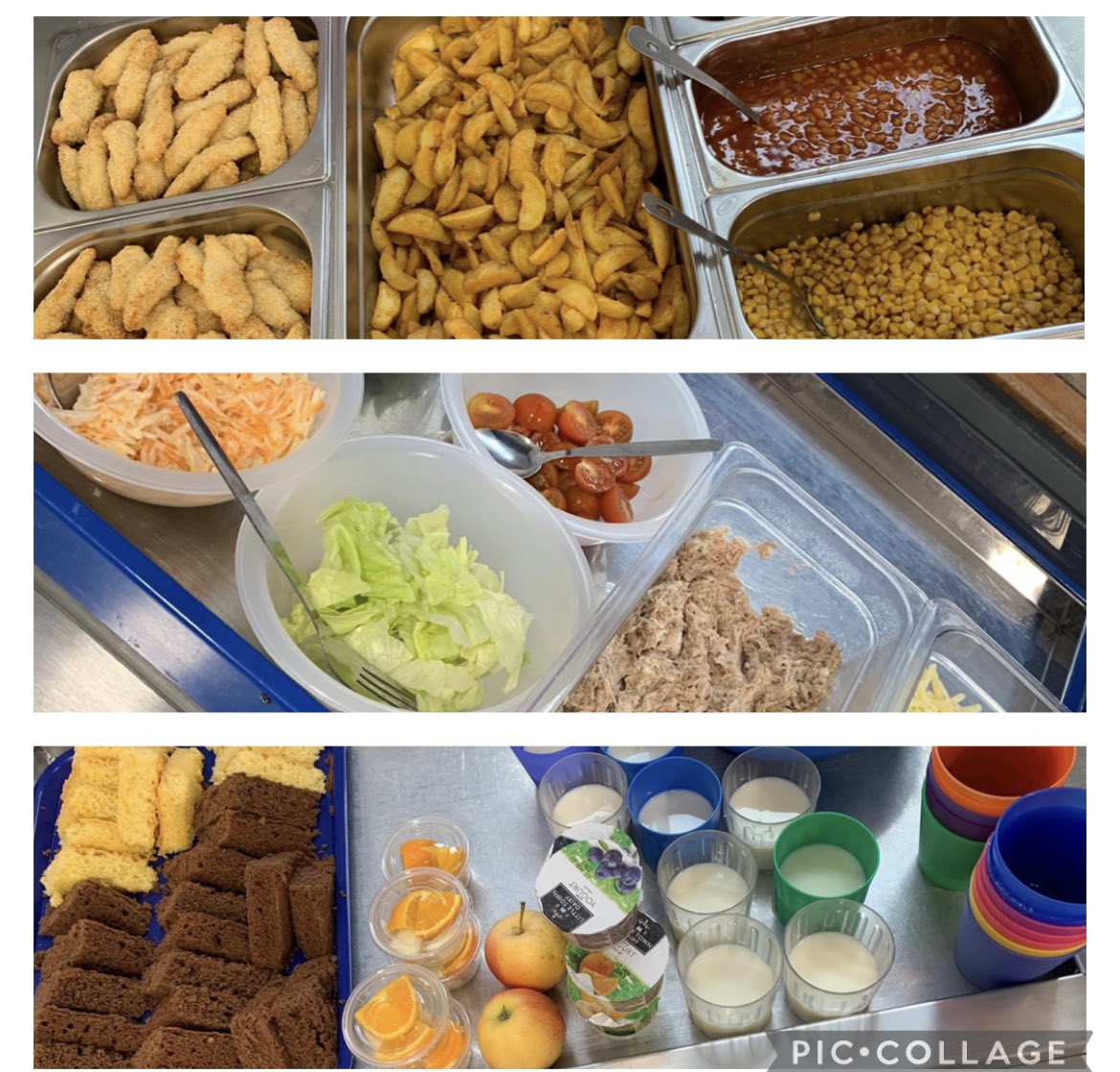 Gunshots and wedges (chicken goujons) that’s what the children cell them there 😂at #MiltonStJohn today