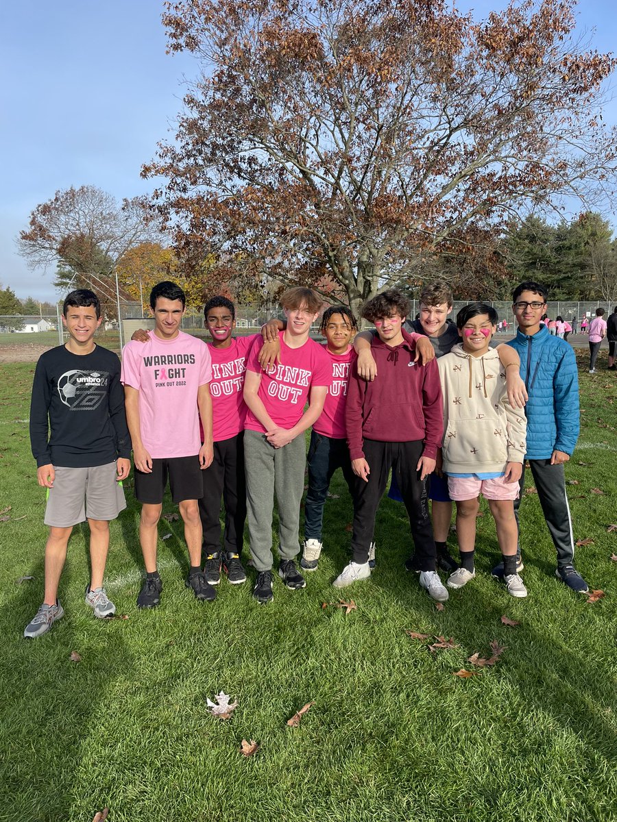 7th, 8th, and 9th grade 2022 Pink Out Kickball winners! Our students did a great job for an amazing cause! <a href="/CBUnamiMS/">Unami Middle School</a> #PinkOut #WarriorsFight