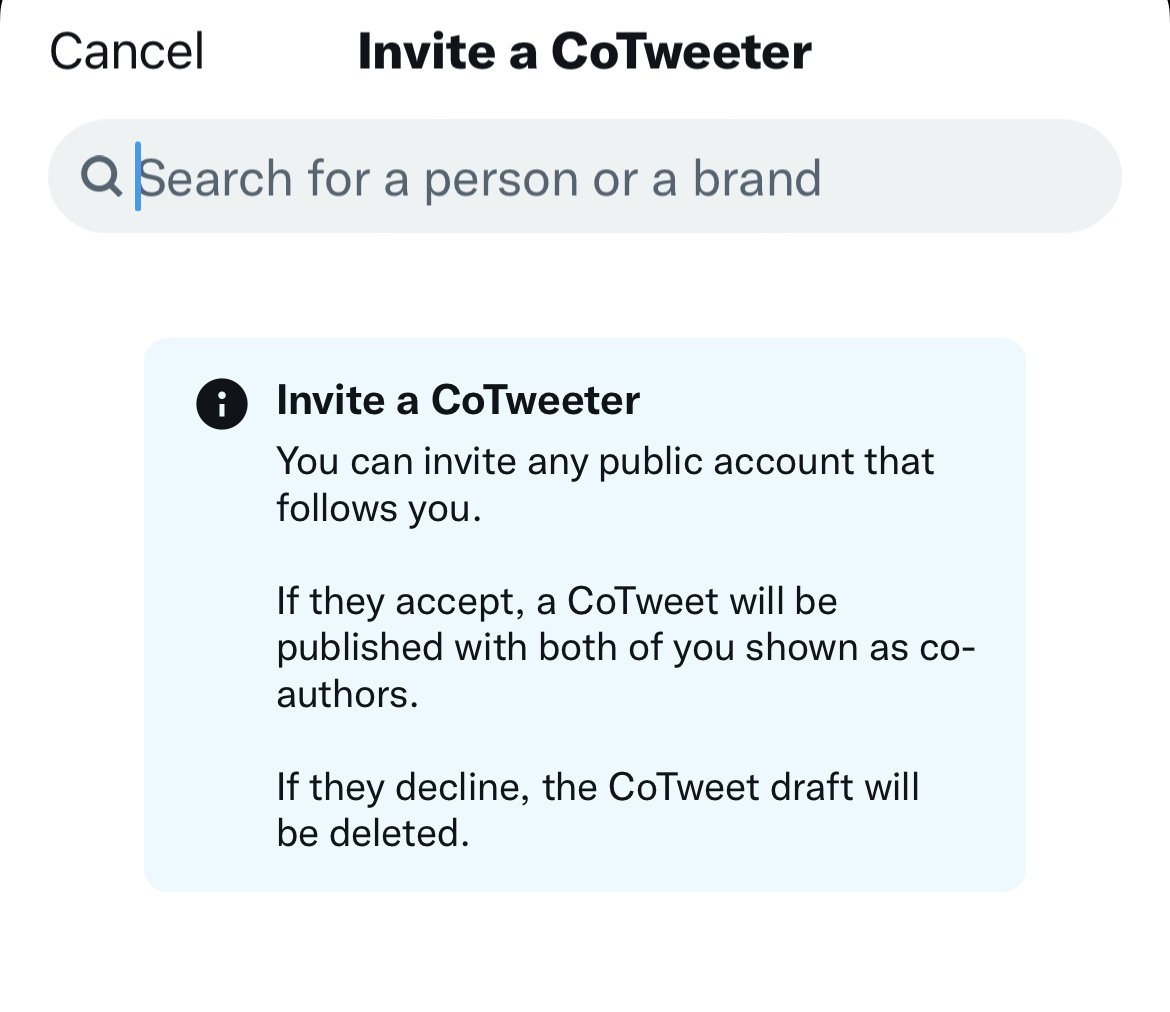 ravi3dfx's tweet photo. #Twitter Become #Instagram 😹
#Twitter is rolling out a new #CoTweets Feature. 🧐

The #CoTweets feature allows two accounts to co-author a tweet and both be tagged in a single tweet. 😹
#stufflistingsarmy  #technews https://t.co/CpW8qID3Bf