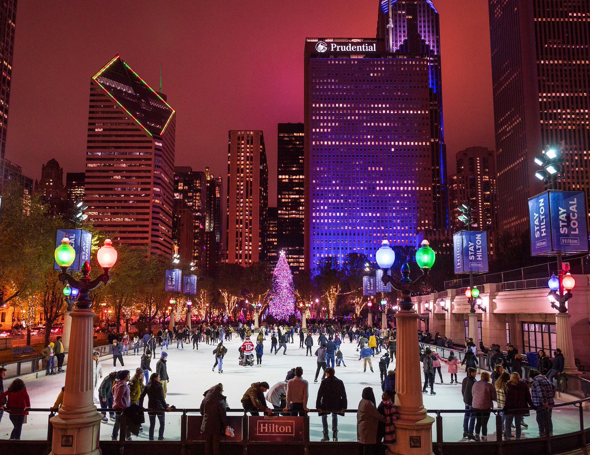 Millennium Park (@millennium_park) on Twitter photo The McCormick Tribune Ice Rink opens for the season on November 18th!
Bring your own skates for free or rent ours. Online reservations are required. Click below for more info + to reserve your skating sessions! <a href="/chicago/">City of Chicago</a> <a href="/ChicagoDCASE/">Chicago DCASE</a>
chicago.gov/city/en/depts/…
Presented by Hilton. The McCormick Tribune Ice Rink opens for the season on November 18th!
Bring your own skates for free or rent ours. Online reservations are required. Click below for more info + to reserve your skating sessions! <a href="/chicago/">City of Chicago</a> <a href="/ChicagoDCASE/">Chicago DCASE</a>
chicago.gov/city/en/depts/…
Presented by Hilton.