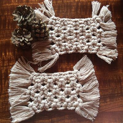 MacrameCraftSA's tweet image. These coasters are a perfect gift or a lovely addition to your living room, adding a trendy touch as well as a functional place for that steaming cup of tea or coffee.

#macramecoasters #teatime #gifts #giftsforthehome #macrameart #christmasideas #macramecord  #coffee #macramefun