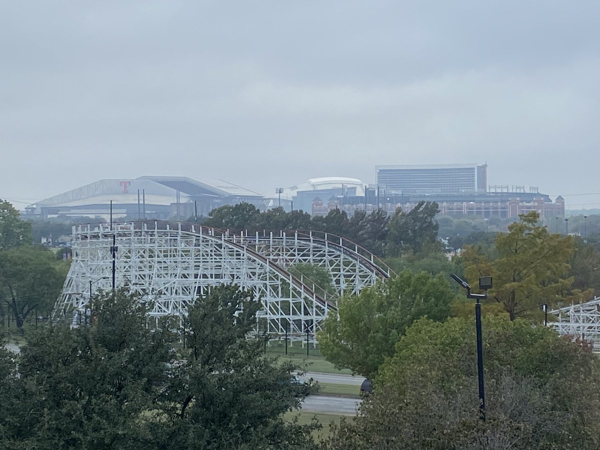 DodgerKnight's tweet photo. The roof of @GlobeLifeField is open. I hope they’re patching up the field for my ballpark tour tomorrow. #SJS24 #StraightUpTX #SJSharks #DallasCowboys #CowboysNation https://t.co/svcpJuiIu1