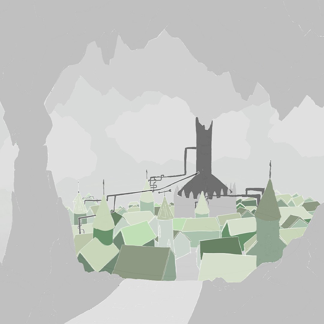 StudioMerkas's tweet photo. Another Part of the World Concept, captured by the skilled unfortunatedoodles (ig) 🏭

_
#conceptart #conceptartist #conceptartworld #worldbuildingart #fantasy #fantasyartwork #fantasyconceptart #fantasyillustration https://t.co/Z2ec100Q1n