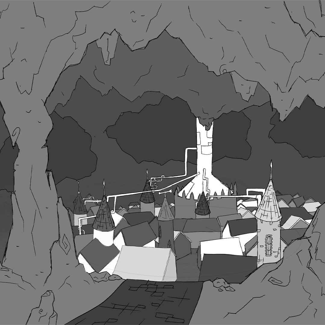StudioMerkas's tweet photo. Another Part of the World Concept, captured by the skilled unfortunatedoodles (ig) 🏭

_
#conceptart #conceptartist #conceptartworld #worldbuildingart #fantasy #fantasyartwork #fantasyconceptart #fantasyillustration https://t.co/Z2ec100Q1n