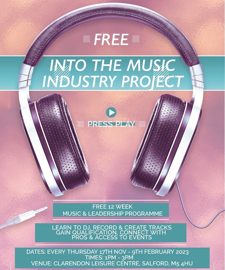salfordyouth1's tweet photo. Check out this FREE 12 week Music Industry Project with Rio Ferdinand Foundation.
Get in touch with Ryan@Rioferdinandfoundation.com for more info &to get booked on.
Starting Thurs 17th Nov 1pm-3pm at Clarendon Leisure Centre.
#Musiic
#YoungPeople
#Salford
@rioferdinandfoundation https://t.co/n55xk8wdQS