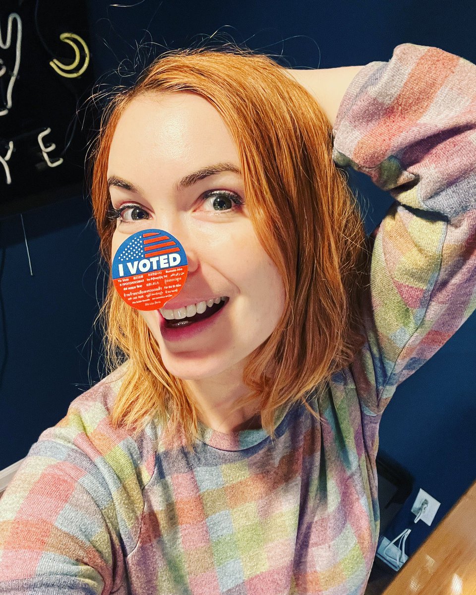 feliciaday's tweet image. Please vote. If you bought a lotto ticket with a dream, vote with that same kind of dream. Odds are definitely in your favor that a strong democracy will affect your life more. Use your voice. Please show up.