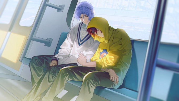 「2人の男性 電車内」のTwitter画像/イラスト(人気順)