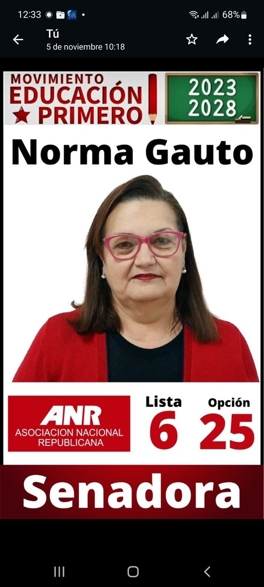 NormaGauto8's tweet photo. @encuestasANR https://t.co/LnOJCdGNkz