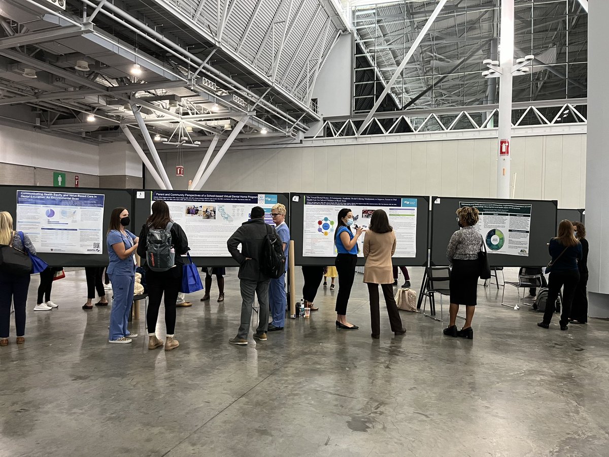 UCSFdphpostgrad's tweet photo. Presenting research posters at #APHA2022 on #innovative #dentalpublichealth models, #virtualdentalhome &amp; #Oralhealthintegration 

Congrats Smile Keepers (Erika Hagstrom-Dossi &amp; Ocean Arellano), UCSF Pediatric Dentistry (Jean Calvo), &amp; (Pediatrician extraordinaire) @DrSFO !! https://t.co/QoO3NZEoJ0
