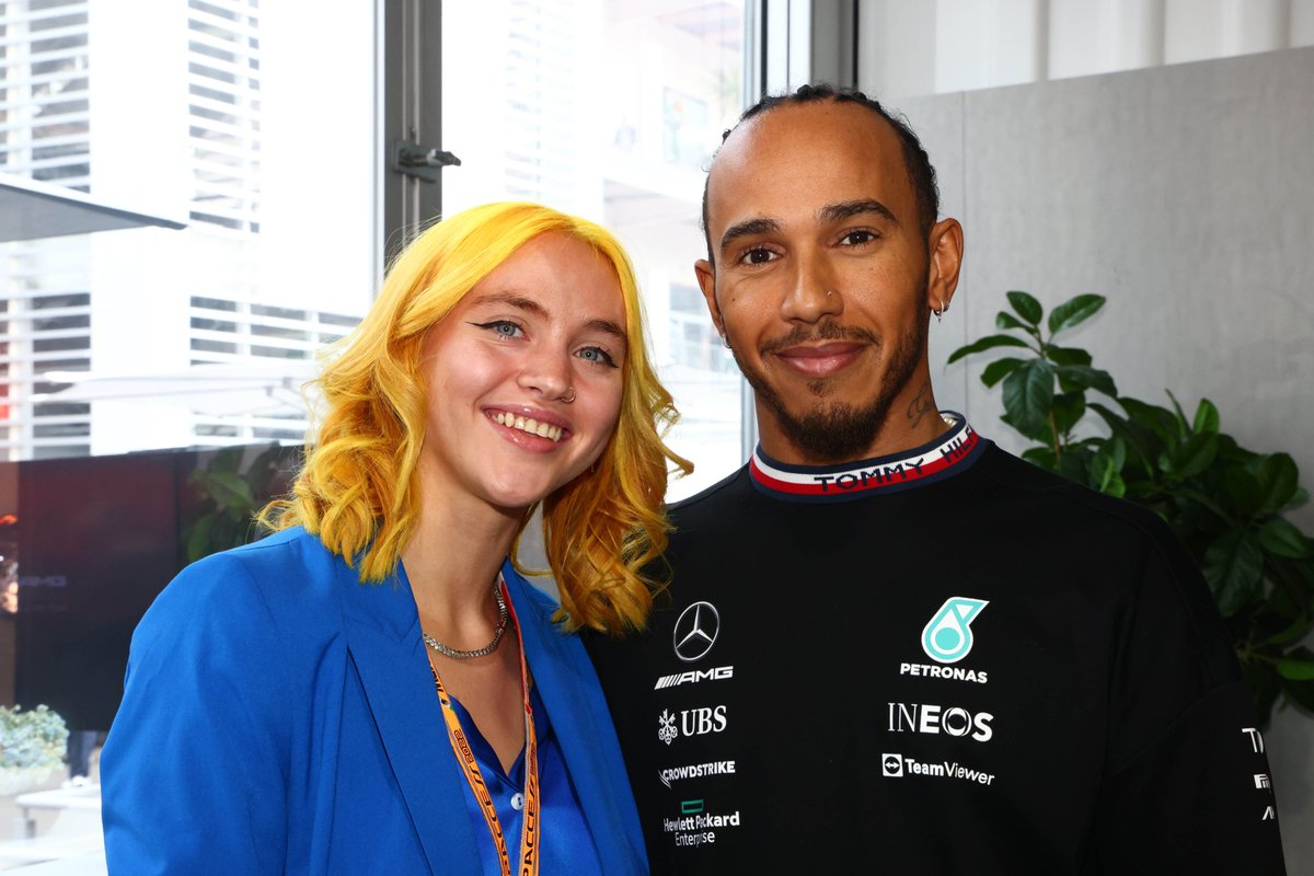 emgeanna's tweet photo. Funny story, they were going to skip me in the meet &amp; greet. I made eye contact with Lewis and said “they’re gonna skip me”. he made sure they didn’t, actually got to know me and was just such a sweetheart. dreams do come true, thank you @LewisHamilton. #MexicoGP #LH44 💙 https://t.co/ma6HVQJ4JW