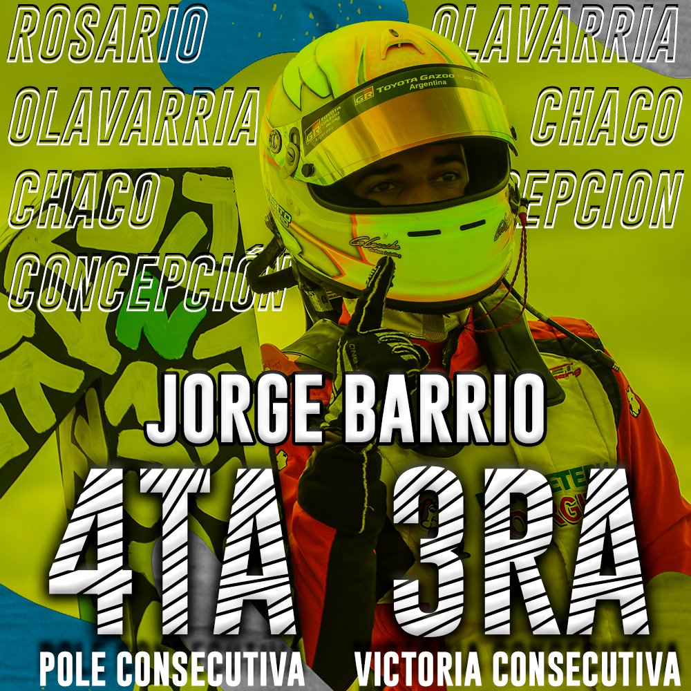 🔥🔥🔥 @JBarrio41 4️⃣ Poles 3️⃣ Victorias 🏆 Todas consecutivas 🤯