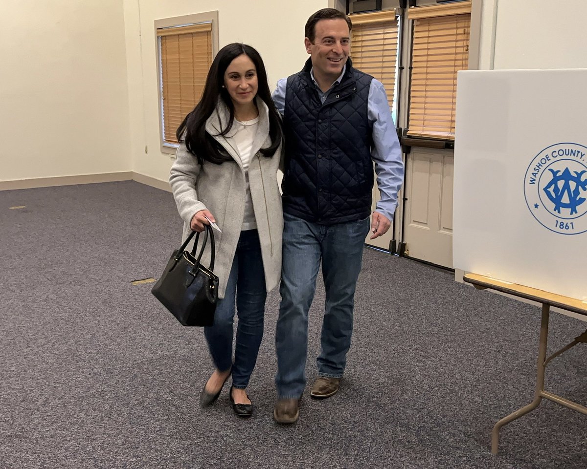 AdamLaxalt's tweet photo. Jaime and I just voted!

If you haven’t voted yet, we encourage you to get out. Your voice matters, and Nevada needs you! #LeadWithLaxalt

Find your polling location here: https://t.co/Z0HZS06g32 https://t.co/wBMdKIQSrF