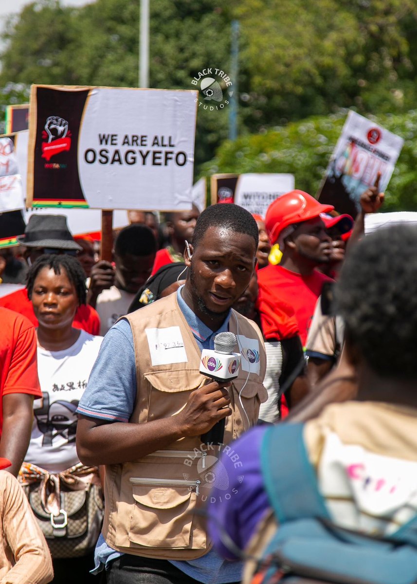 thebernardbrown's tweet photo. The @Citi973 @CitiTVGH crew at the #kumepreko Reloaded Demonstration last Saturday.

Shot by Yours Truly for @BlackTribestud https://t.co/y1tgJwulfY