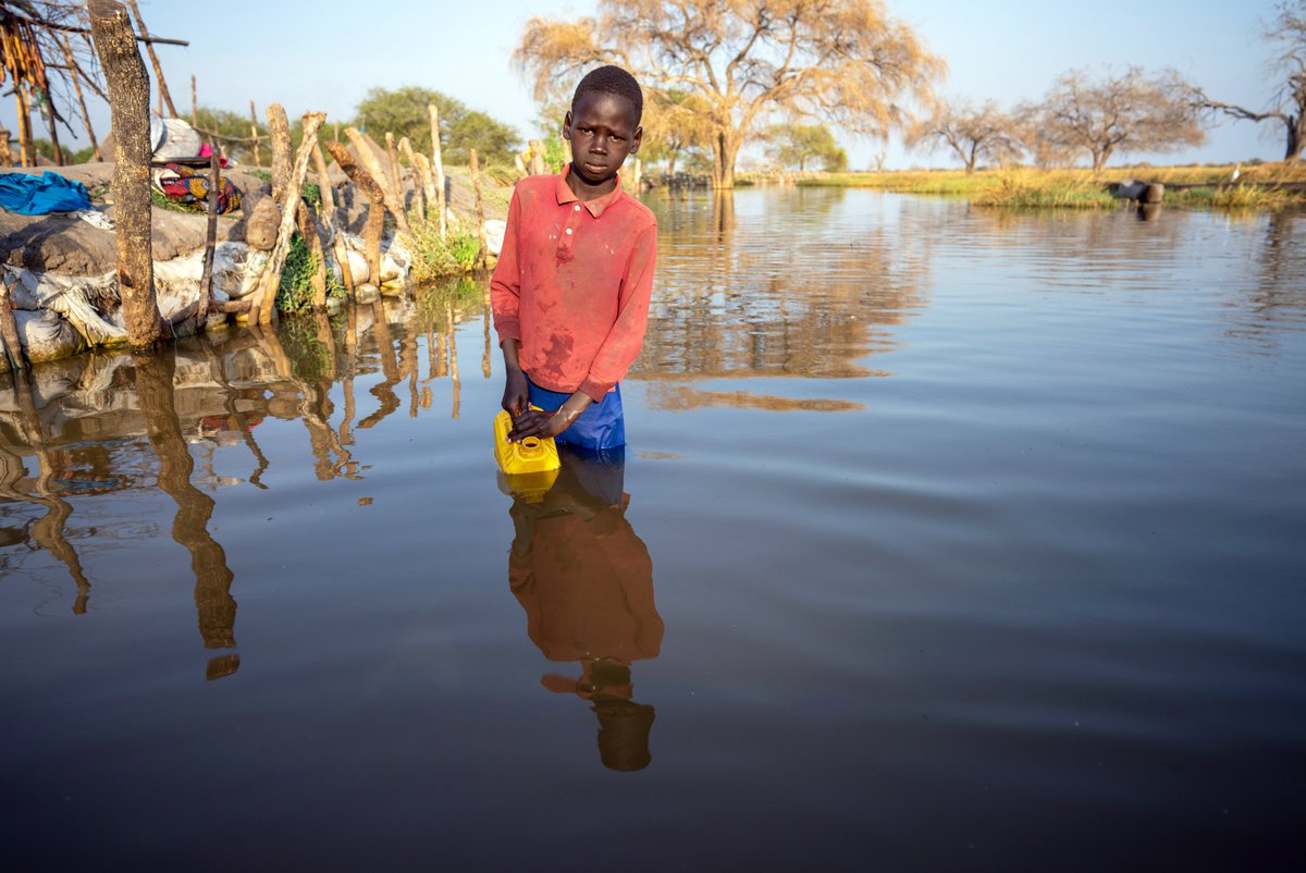 UNICEFwater's tweet photo. The climate crisis is ongoing, and it’s deadly —especially for children.

At #COP27, we’re calling on world leaders to take urgent #ClimateAction to build a better world #ForEveryChild.

© UNICEF/UN0594308 https://t.co/fAfVfljp8f