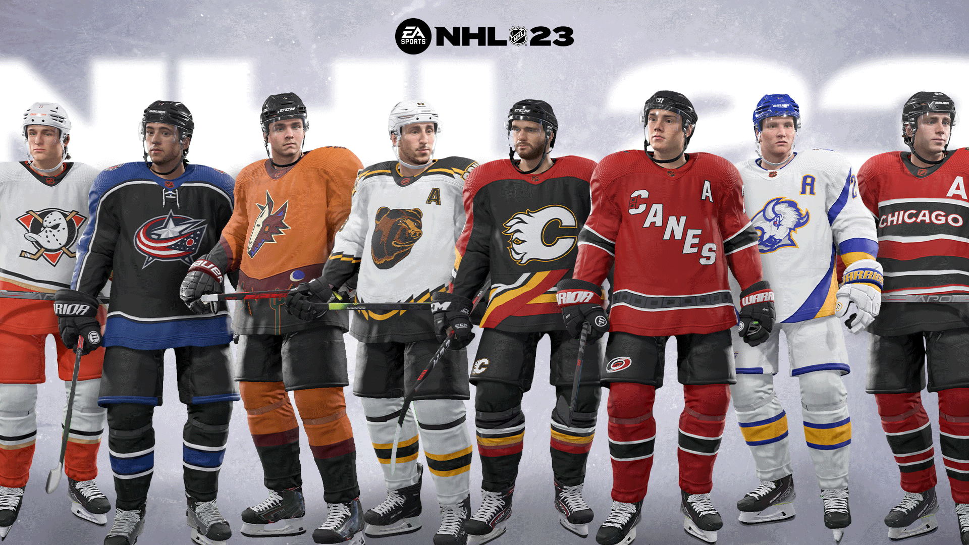 NHL 23 Jerseys of all NHL teams 