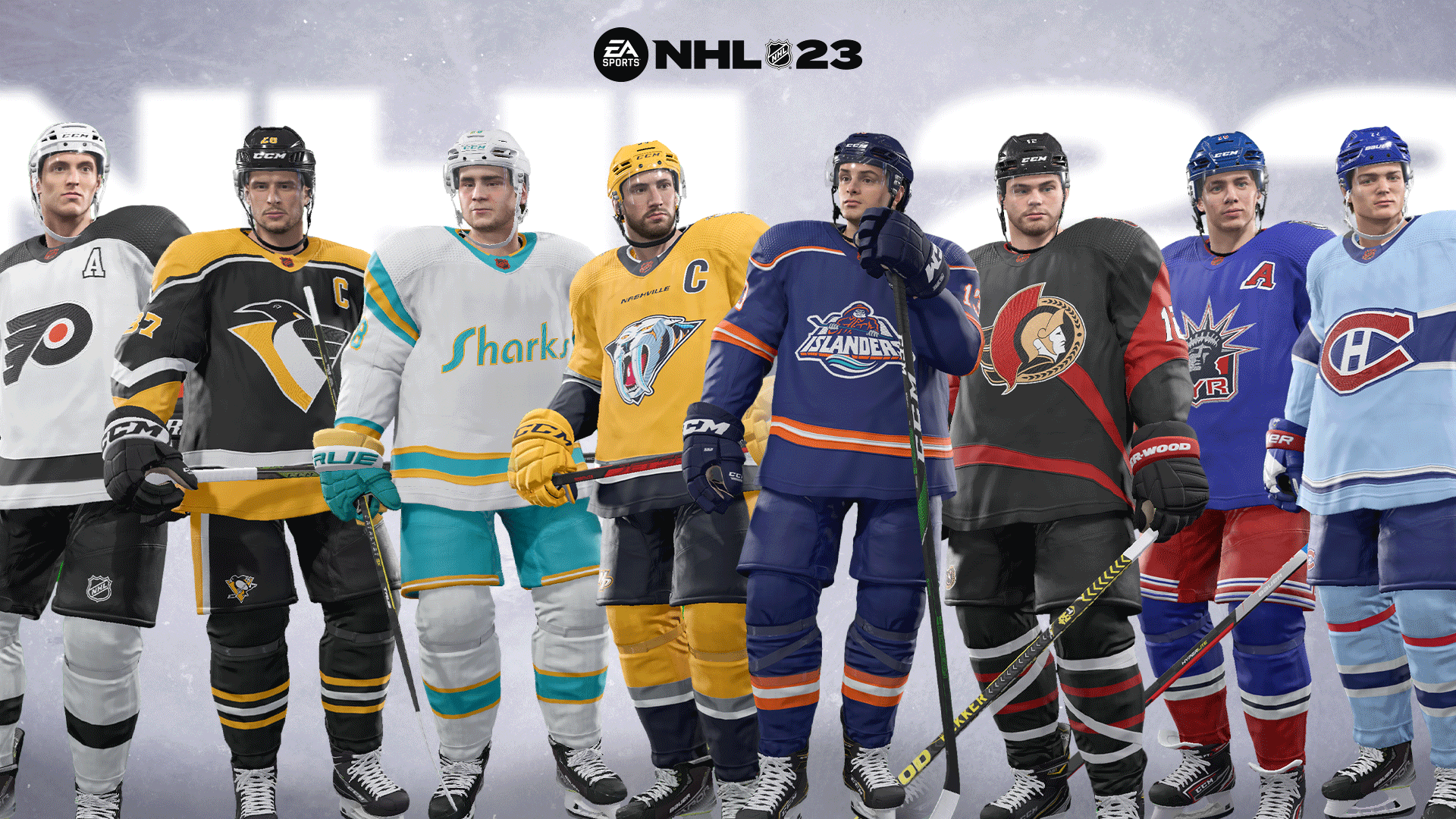 NHL 23 Jerseys of all NHL teams 
