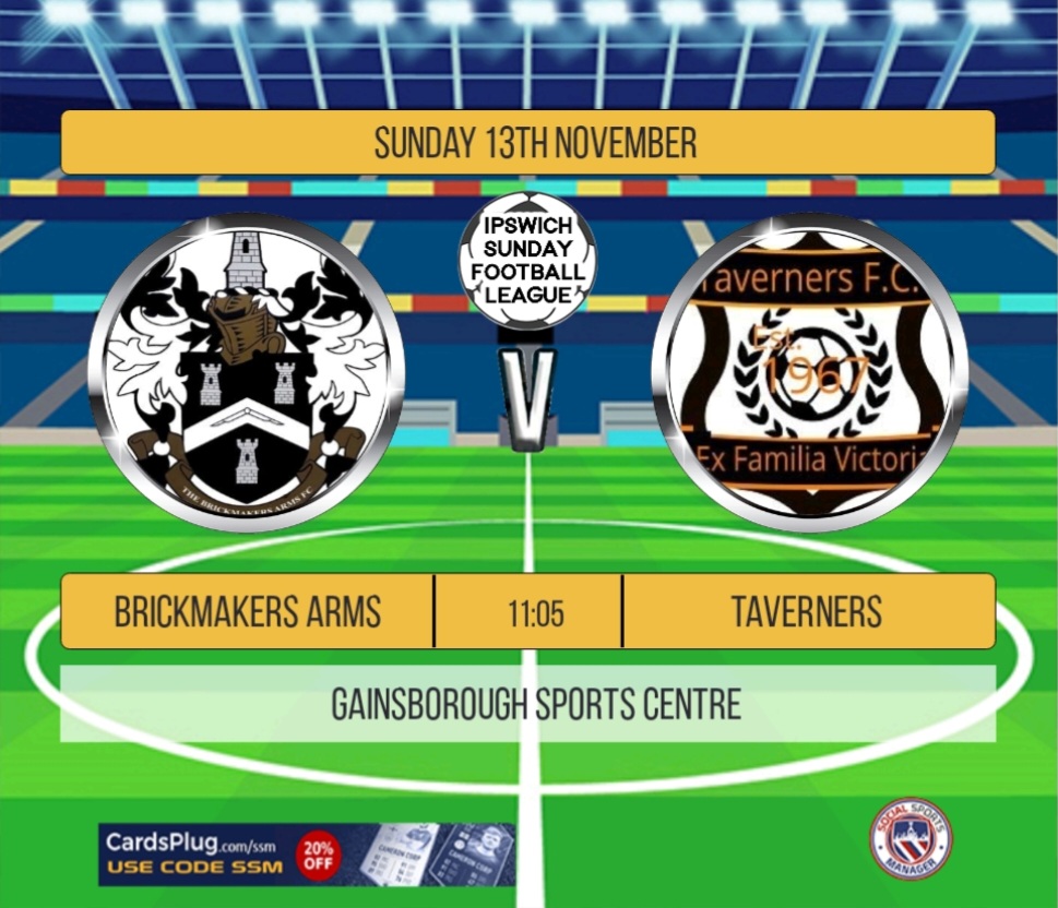 Sunday's game sees 1st face off against 2nd.
Both teams are undefeated and will be looking to keep their record intact. #uppabrickies #sundayfootball