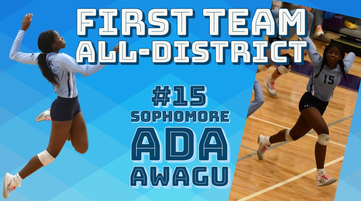 Congratulations to Kendra Grimm and Ada Awagu for being named First Team All-District!