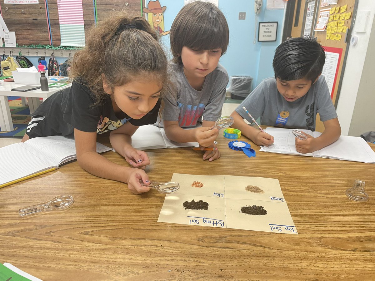 Starting our soil unit! Can’t wait to grow so many things. <a href="/McQueeneyESISD/">McQueeney Elementary</a> <a href="/SeguinISD/">Seguin ISD</a>