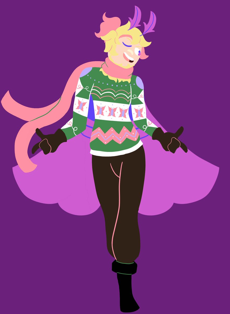 PalmrrMountain's tweet photo. Sweaters (characters aren't mine) https://t.co/rnYF3RPEgE
