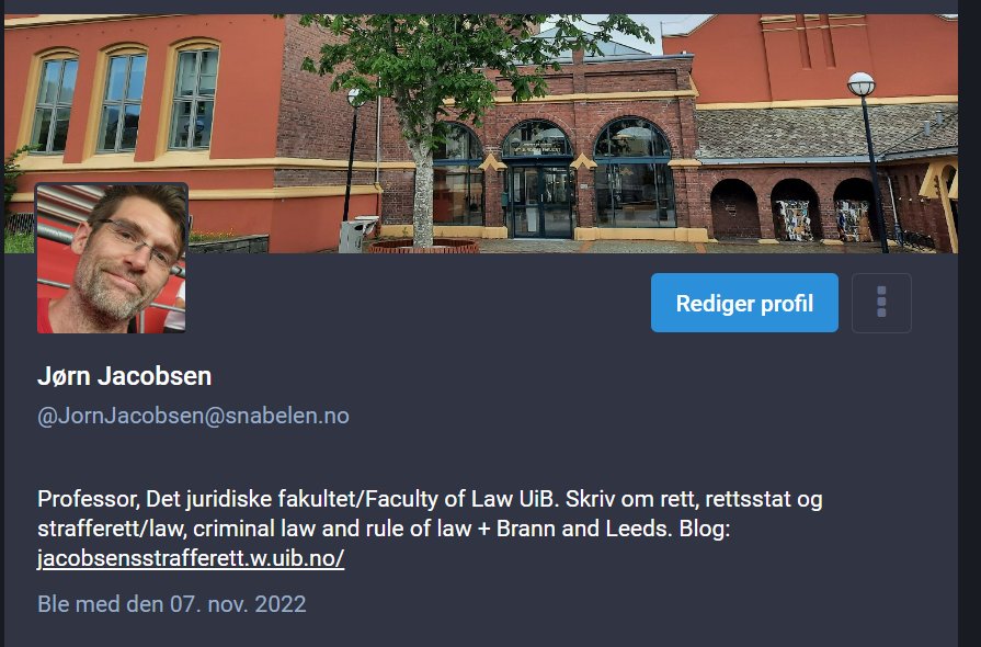 Jørn Jacobsen Mastodon: @JornJacobsen@snabelen.no tweet media