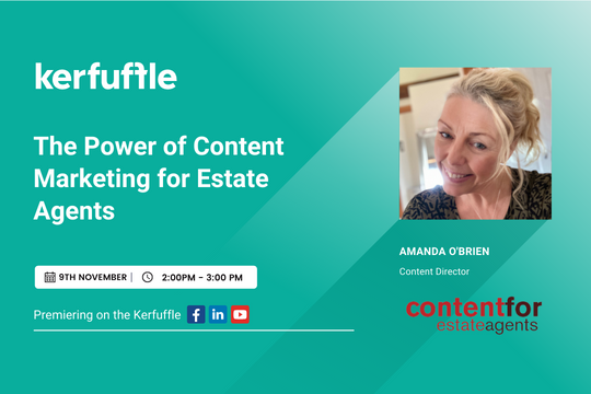 KerfuffleClub's tweet image. **Register your interest today**

Join us for our webinar with #ContentFor: The power of content marketing for estate agents.

When? Wednesday 9th November at 2pm ⬅️ SAVE THE DATE

#kerfuffleit