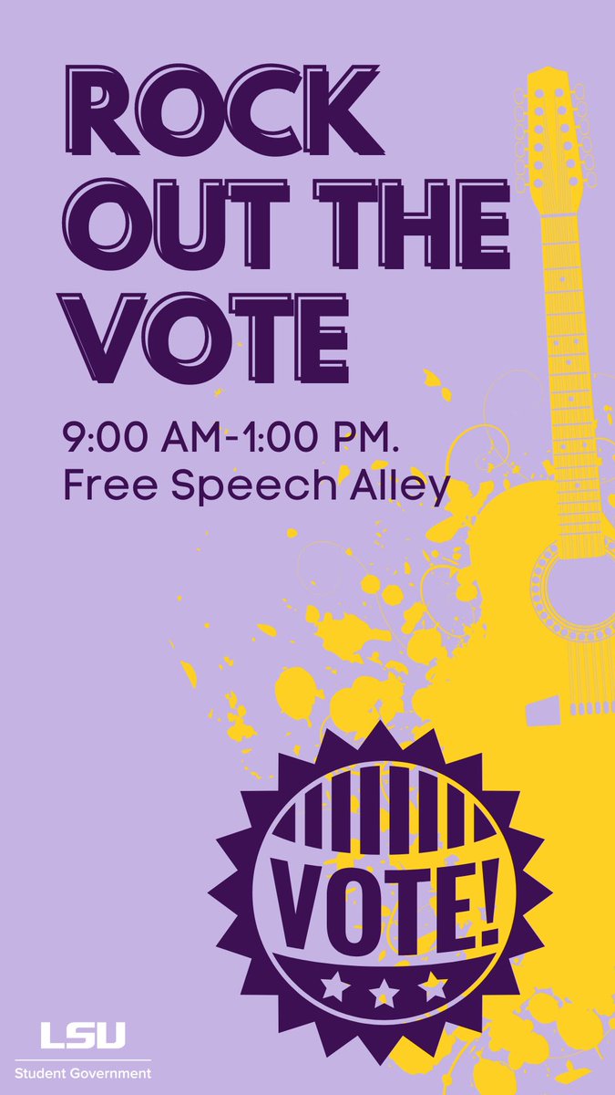 LSU Student Government tweet media