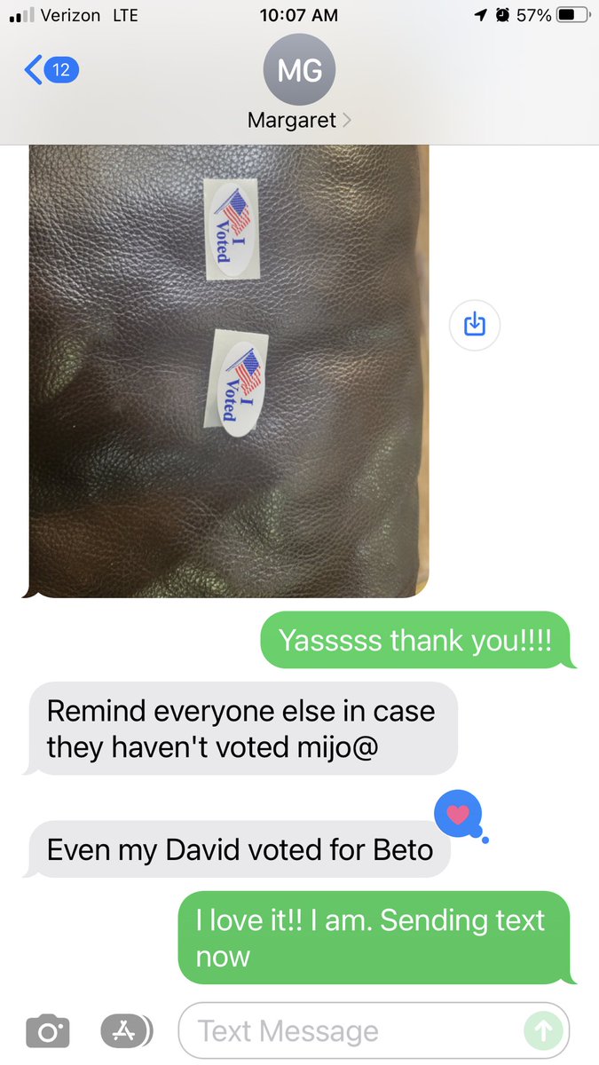 My mom and my republican step-dad voted for Beto just now in Bexar County! #BetoForABetterTexas #BetoForGovernor2022