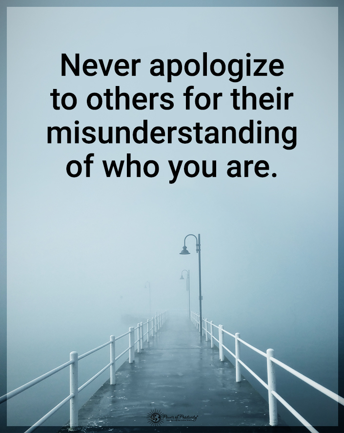 TrainingMindful's tweet photo. “Never apologize to others for their misunderstanding of you.” https://t.co/RaiAOx9TQ3