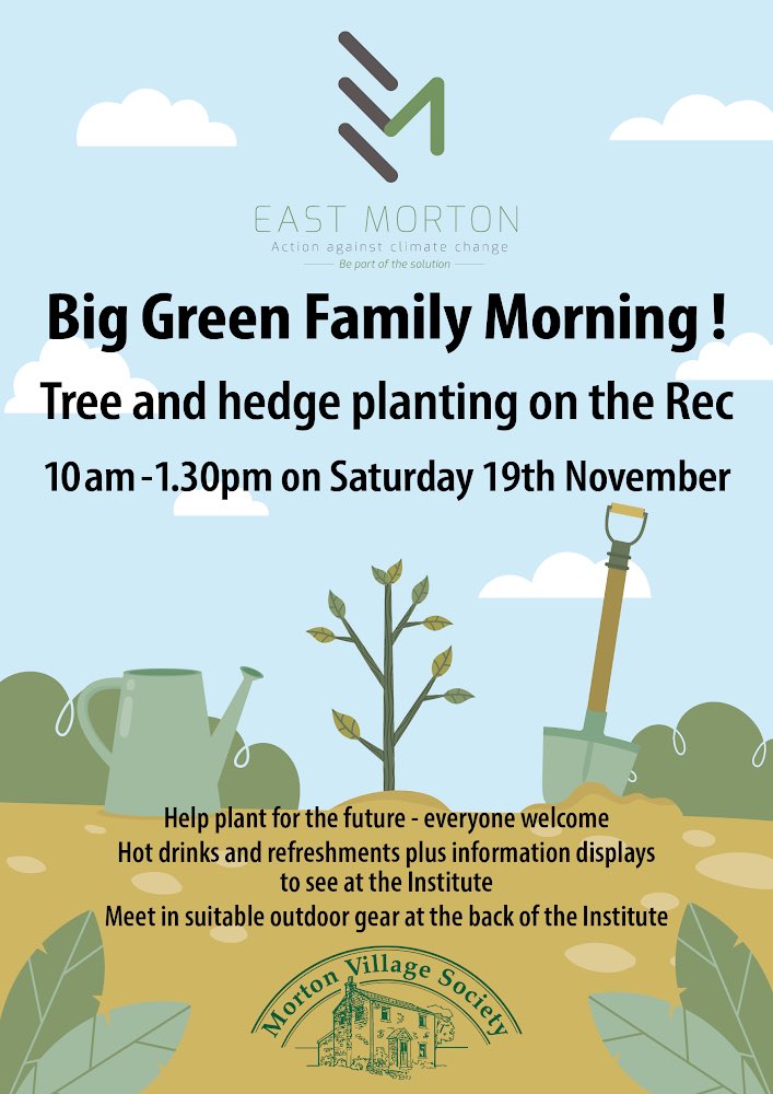 Our next event

 #eastmorton #keighley #familyfun #treeplanting #whatson 

EMAACC | Be part of the solution