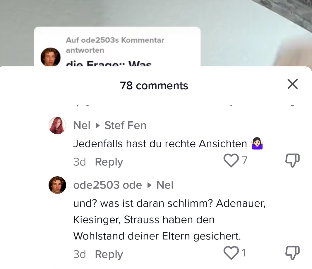 WildberryNelly's tweet photo. @ausversehnlinks die abgeschnittene Frage ist übrigens was denn schlimm an rechts sei. Ich dachte das passt hier ziemlich gut rein und es klingt zu absurd, als dass ich es einfach zitieren könnte https://t.co/P0f8JK9KlL