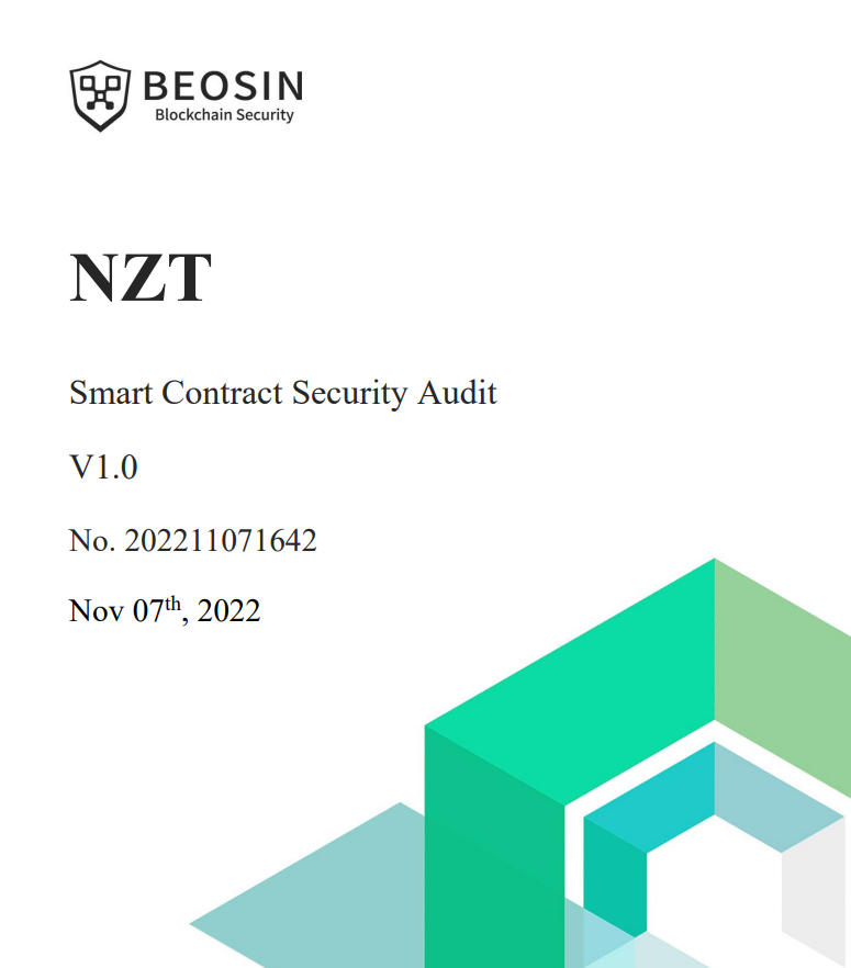 netzerotoken's tweet photo. Yes! NZTwork's BSC (BEP20) smart contract has been audited and approved by Beosin Blockchain Security @Beosin_com Thanks for the great work! #NZT #beosin #smartcontract #netzerotoken #BSC #BEP20 #binancesmartchain #NZTwork https://t.co/FZdpSHFdnL