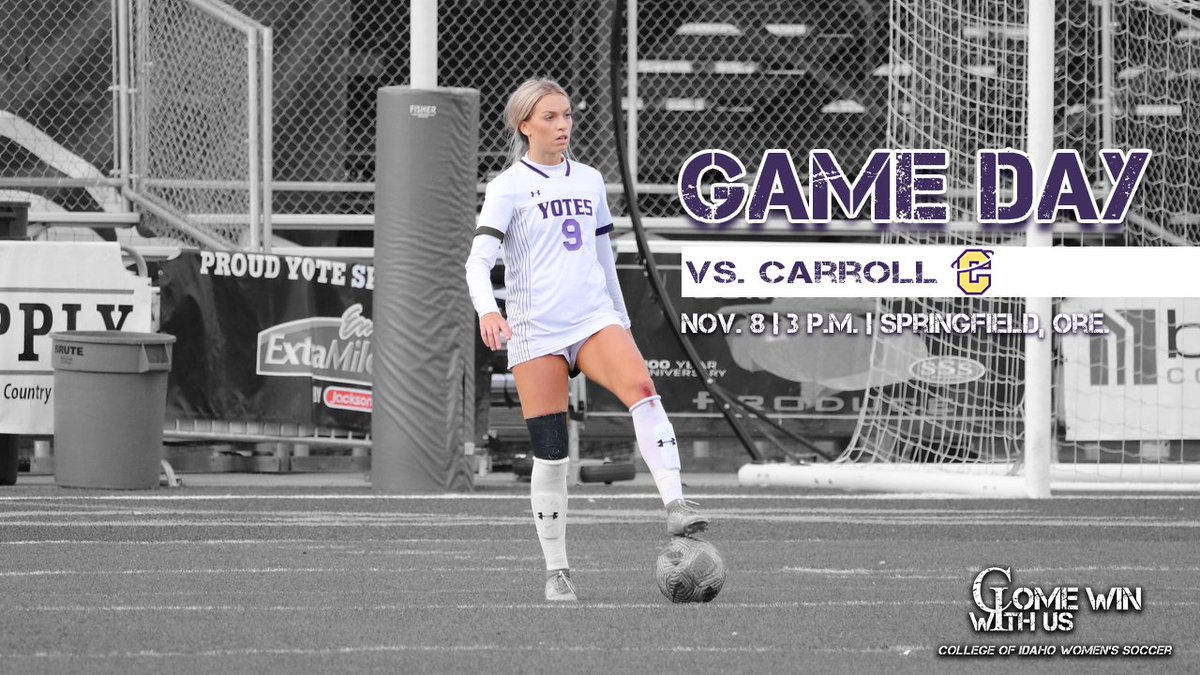 YoteAthletics's tweet photo. WSOC | It's the opening game for @YotesWSoc in the postseason!
🆚 Carroll
📍 Springfield, Ore.
⏰ 2 p.m. PT / 3 p.m. MT
📺 https://t.co/KgtNW3wml9
📊 https://t.co/rUDcqqHcsz
#ComeWinWithUs https://t.co/HW8aSlLF2U