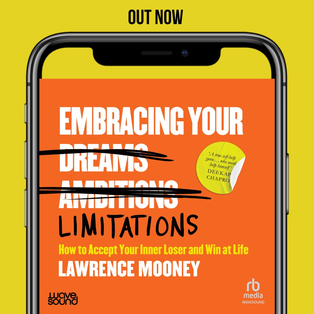 Most of you don't have the talent or intelligence to reach your dreams, so stop torturing yourself. The finish line is the same for everybody: death. Embracing Your Limitations from the one & only @lawrencemooney is available here: adbl.co/3UlexX6