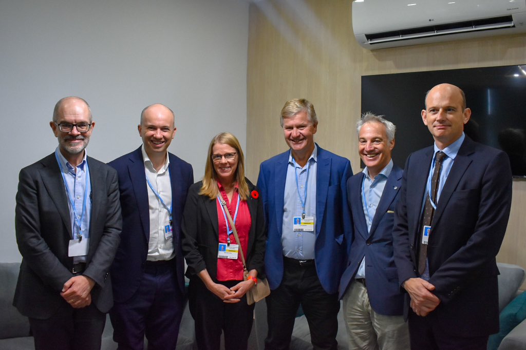 iha_org's tweet photo. Today at #COP27 IHA as a part of a joint delegation with @gh2org met with Matt Kean, Treasurer of New South Wales. 

#PumpedStorageHydropower is a key to providing Australia’s grid with long-duration energy storage. 🧵 https://t.co/IqT0AvTVj5