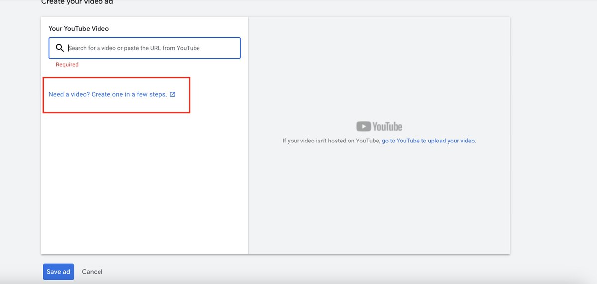 kasimaslam's tweet photo. 📢 #GoogleAdsNews 
🗞️ The custom video creation option now comes to the #videocampaigns. Some people may not get there from the Asset Library section; it will be more accessible now.

Like, comment, retweet, and spread the word! 🐦

#googleads #PPCchat #digitalmarketing https://t.co/37wYkYB0Or