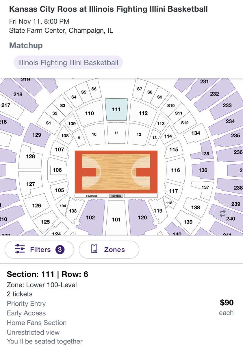 ChetBailey6's tweet image. ILLINI NATION🚨After a great game and tremendous performance from my boy @DDainja , I have decided to give my two tickets for friday nights game to a lucky fan who retweets and follows to celebrate this glorious 🔶DAIN DAINJA🔹 Tuesday #illinination #giveaway #ilovedain