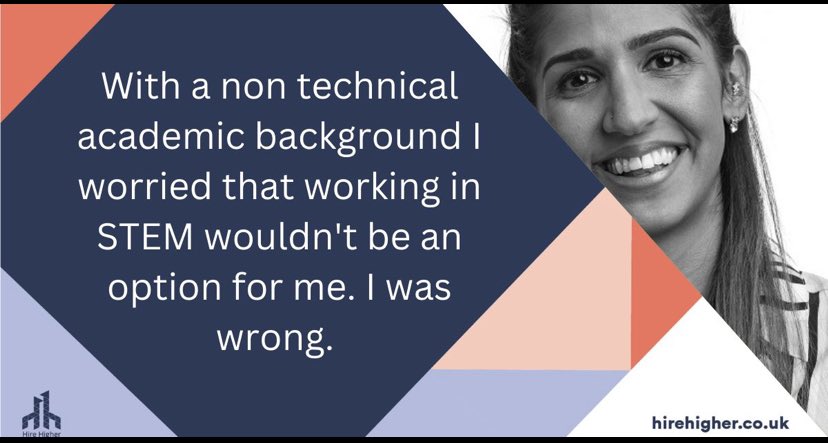 hire_higher's tweet photo. Given its #STEMDay our founder shares with us one of the biggest myths she fully believed when looking for a job after #graduation. As she said herself, she was wrong! #STEM has #career opportunities for those from each and every #academic background. 
#WomenInSTEM #Datacentre https://t.co/3cfyzBSfsU