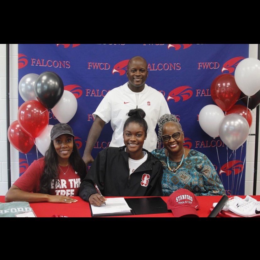FWCD_Athletics's tweet photo. SIGNED! Congratulations to Rachel Nelson ‘23 on signing to run track at Stanford University! We are so proud of your incredible accomplishment and can’t wait to watch all of your future success!

#FWCDAthletics #FWCDFalconsForward https://t.co/O1u7uMSSoO
