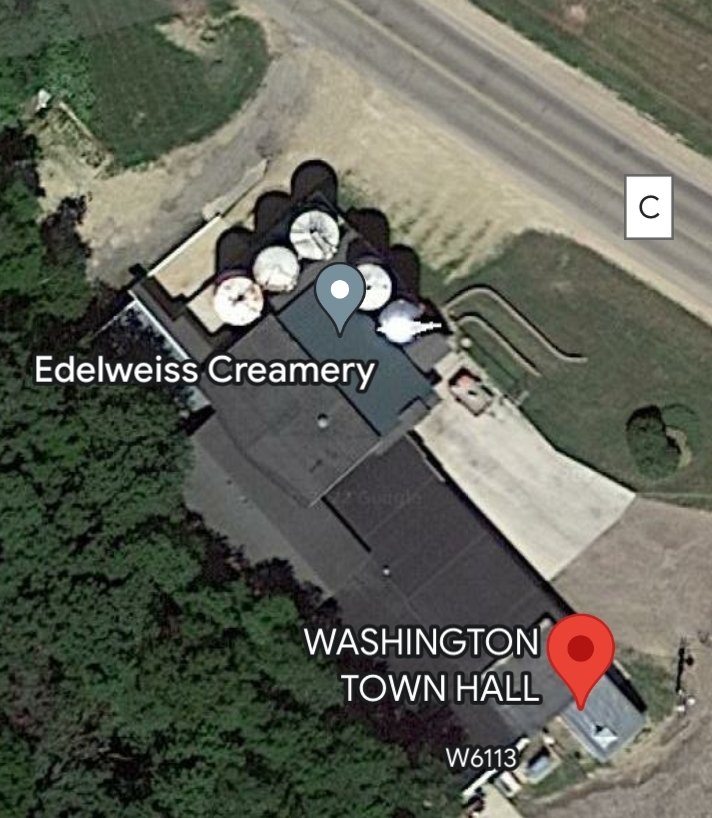 In the most Wisconsin thing ever, I vote at a cheese factory.