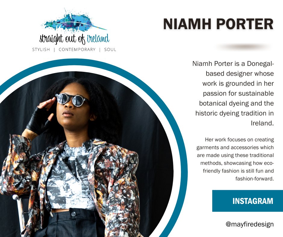 Our next Straight Out of Ireland artist is Niamh Porter <a href="/MayfireDesign/">Mayfire</a>! 

Visit Niamh's Instagram to preview her cutting-edge work instagram.com/mayfiredesign/…

#IDCPhila #irishartphiladelphia #straightoutofireland #IrishPhiladelphia

 <a href="/dglwoman/">Donegal Woman</a>