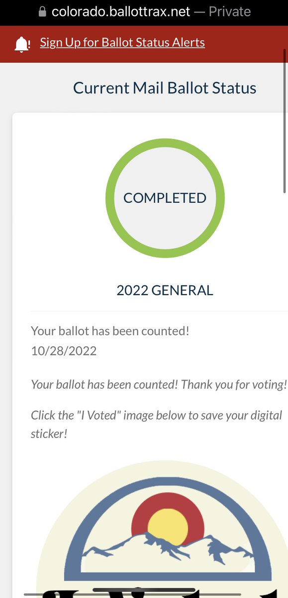 lofiprogressive's tweet photo. @BeschlossDC Did it by Dropbox! Already counted
#IVotedBlue #bluecolorado #bluenation https://t.co/mSwF3vPqzx