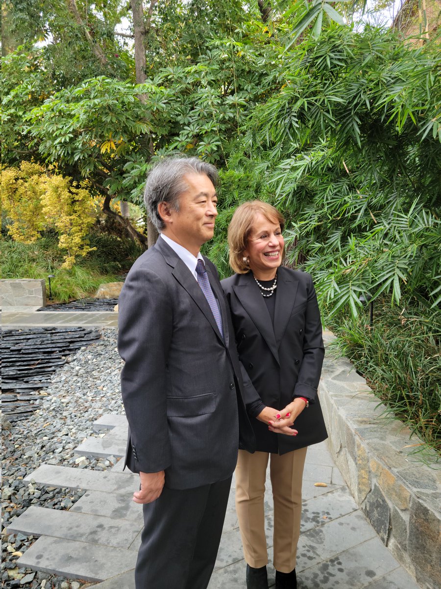SCkaji's tweet photo. I met with Japanese Consul General Kenko Sone at the USC Nisei Rock Garden yesterday, along with USC President Carol Folt and SVP Glenn Osaki. Fight on! https://t.co/xZk7HyUG2G