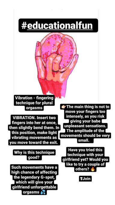 Sex education Vibration and fingering technique #sex #sexeducation  . . . @BroskiTheBull @desiboy755<a href="/tag/sex"class="tags">#sex</a><a href="/tag/sexeducation"class="tags"><span>#sexeducation</span></a>