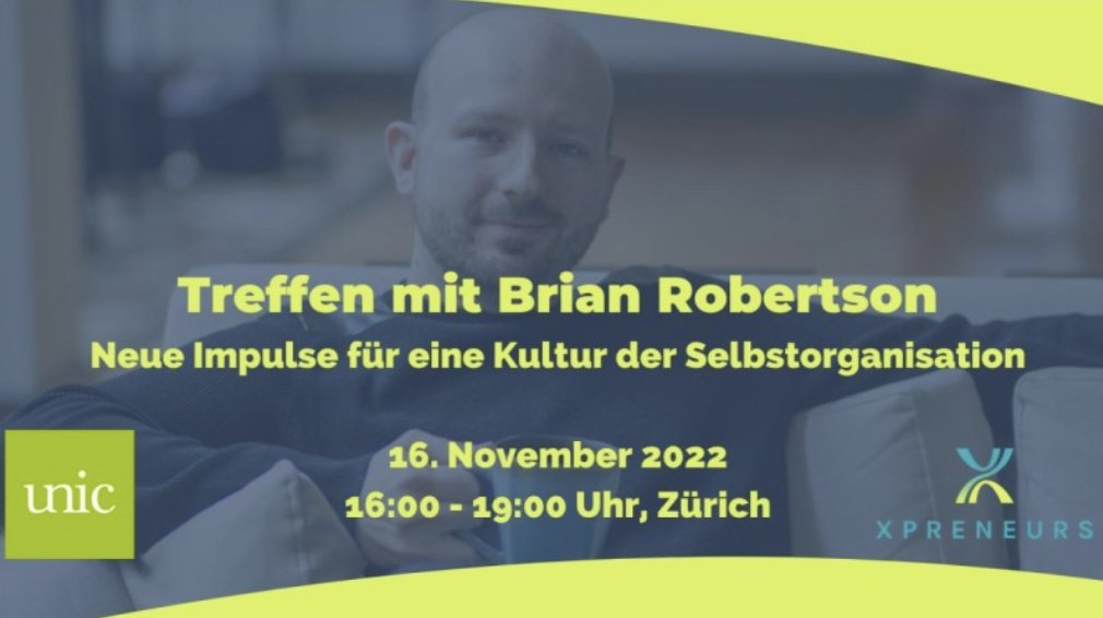 Es ist lange her, dass Brian Robertson (<a href="/h1brian/">Brian J. Robertson</a>) in Europa war. Am 16.11. kommt er nach Zürich. Sei mit dabei! #Holacracy
Anmeldung ➡️ xpreneurs.odoo.com/de/event/treff…