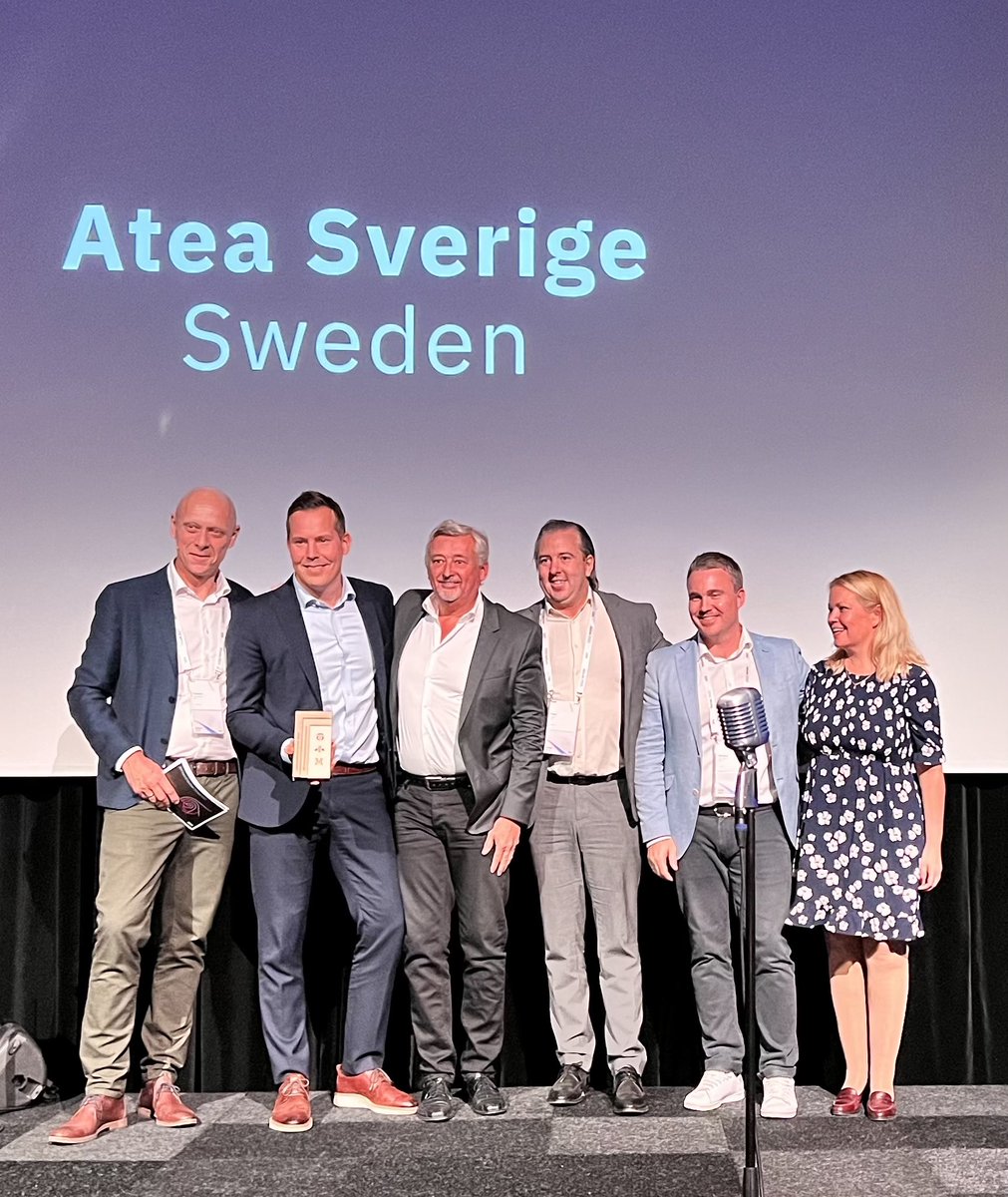 Congratulations to @AteaSverige for the <a href="/IBM/">IBM</a> partner of the year price