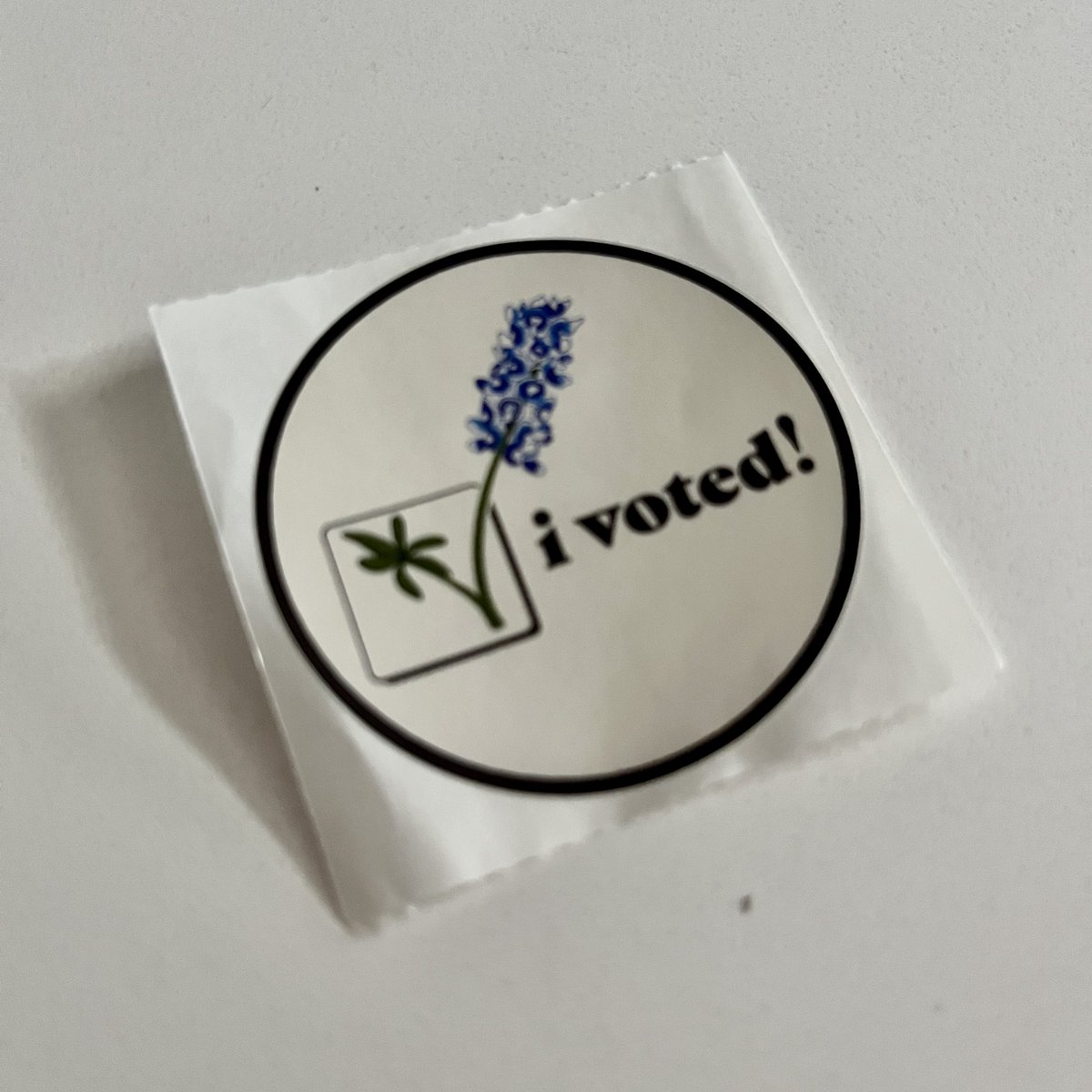 Just happy to get this pretty #IVoted sticker 🤩 

Go vote if you haven’t already! #TravisCounty #ElectionDay