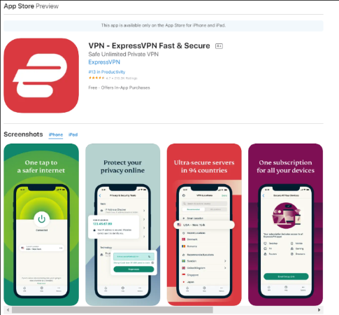 Mdmohos11's tweet photo. @yt6134 Install the ExpressVPN App!
#ExpressVPN #App!
only usa
Click Here: https://t.co/ks62eYxBzW https://t.co/KXHmfSY2lU